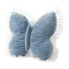 Butterfly Throw Pillow Cuddly Butterfly Pillow with Lace Ruffle Decorative Sofa Couch Pillow for Home Living Room Bedroom Decor