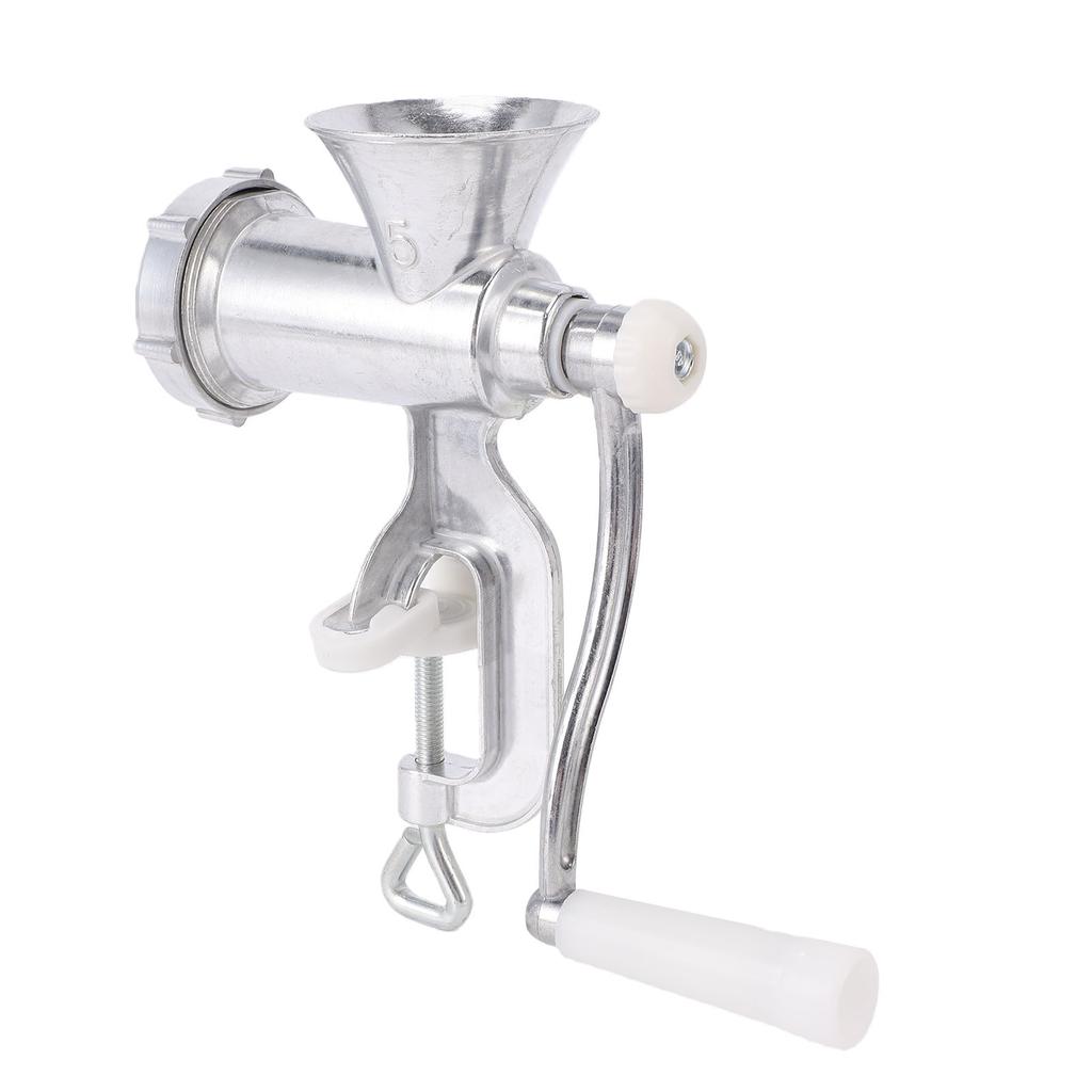 Aluminum Alloy Manual Meat Grinder Sausage Stuffer Hand Crank Meat Grinder Household Cooking Machine Number 5