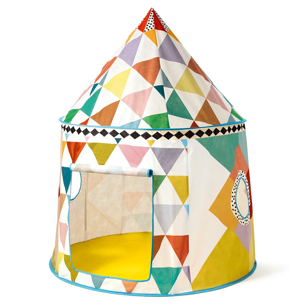 

DJECO Colorful Kids Tent, Ball House, Playhouse, Secret Base, Stylish Montessori Style, Ages 2, 3, 4, 5, Boys and Girls, Toddlers, Baby Shower Gift,