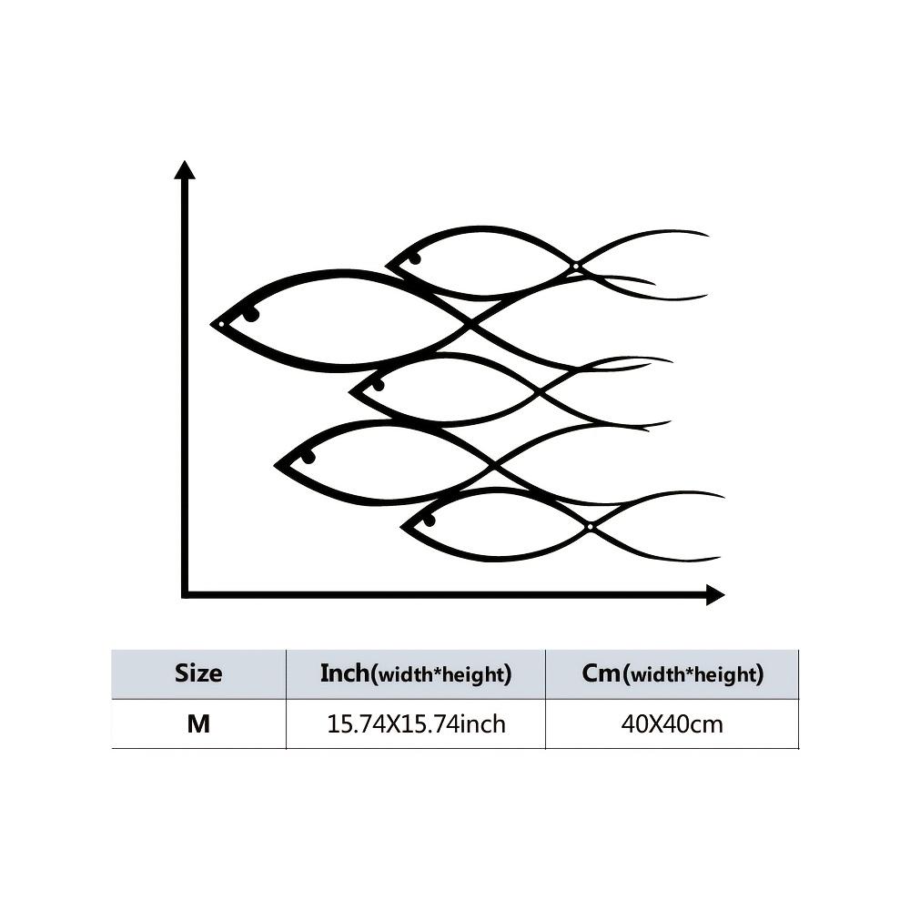 Metal Fish Wall Art Coastal Decor Housewarming Gift Nautical