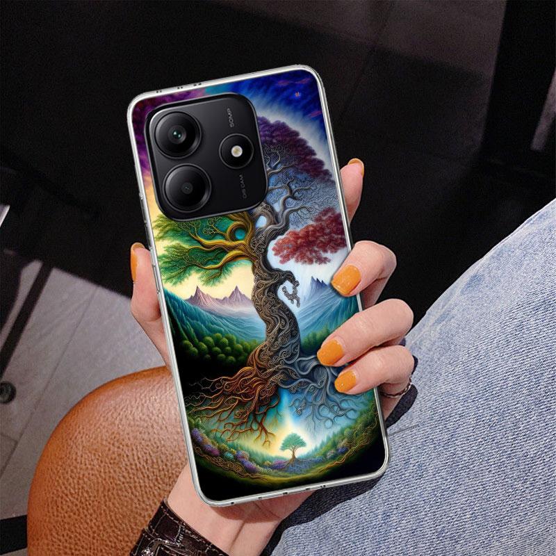 

Tree of Life Space Phnoe Case for Phnoe Case for Xiaomi Redmi Note 15 14 14S 13 Pro Plus 12 12S 11S 11E 10S 10 11T 5G Unique Cov Redmi Note 9S