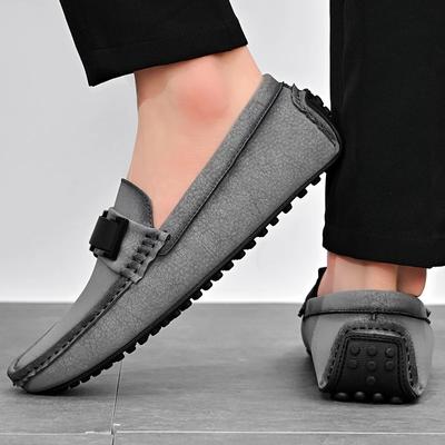 Fashion White Loafers for Men Soft Sole Social Shoes Casual Driving Flats Slip-on Male Moccasins Plus Size 38-49 Zapatillas Para Hombre