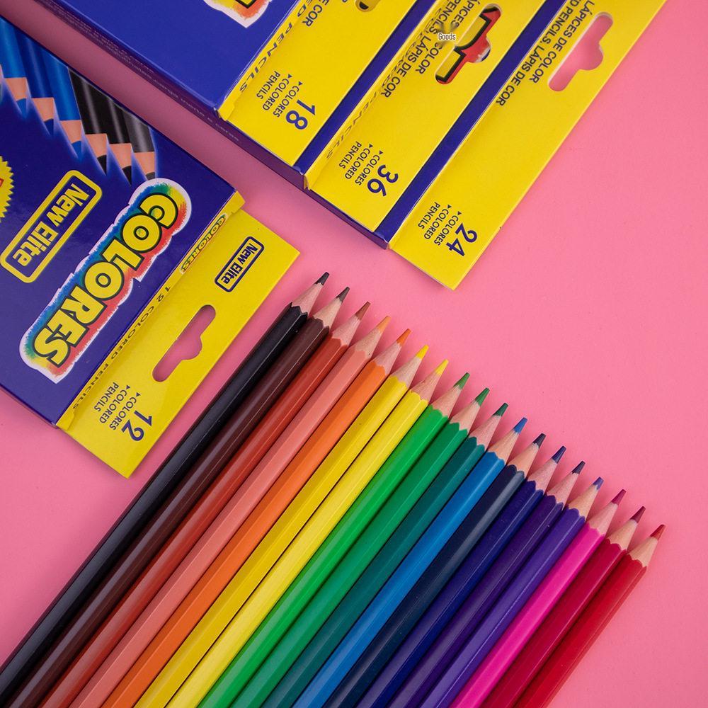 48-Color Oil-Based Colored Pencils Set for Children's Drawing and Creative Cartoon Doodling