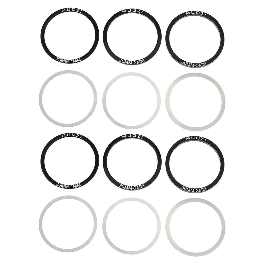 ETERMETA Bicycle Spacer Made of Aluminum Alloy, Inner Diameter 30mm,