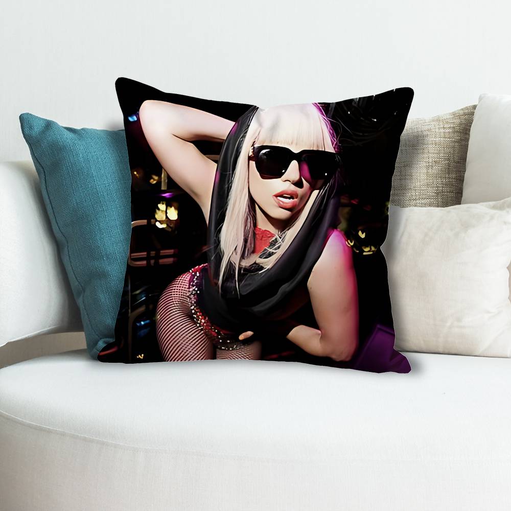 LLady GGaga MAYHEM Various Sizes Square Pillow Case For Car Home Bedchamber Decor Custom Valentine gift