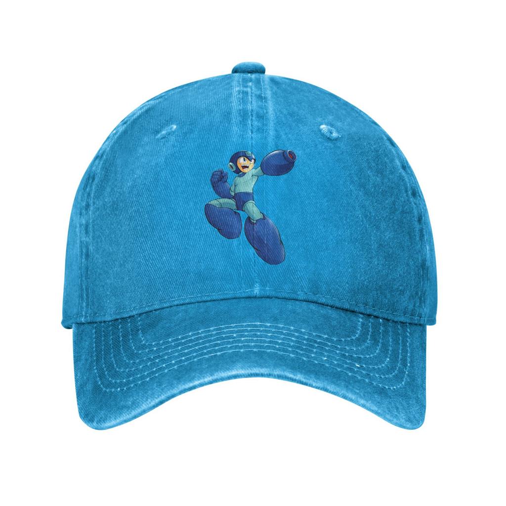 Summer Game Mega Robot Man Baseball Cap Sun  Sunscreen Print Washed Trucker Hat Couple Women y2k Funny Tennis Skate Baseball Cap