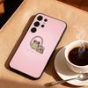 T-The Frog C-Cute Phone Case For Samsung S26,S25,24,23,22,30,21,10,9,Ultra,Plus,Lite,Black Soft Case
