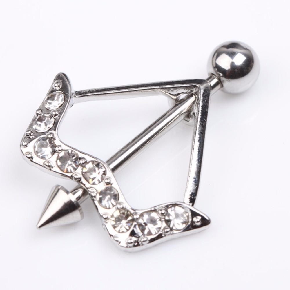 1Pc Vintage Nipple Piercing Bohemia Bar Rings Surgical Steel Sliver Color Nipple Barbell Piercing Nombril Bar Body Jewelry