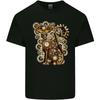 T-shirt Unisexe Léger en Coton Chat Steampunk