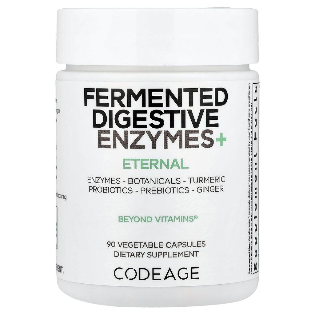 Fermented Digestive Enzymes+, 90 Veggie Capsules