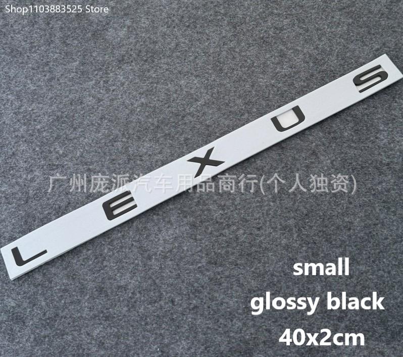 Emblems 5 English Letter Stickers Fit For Lexus NX260 RX350 GX550 CT200H IS250 CT IS LS ES NX RX UX GX GX470 RX400 ES300 GS300 F