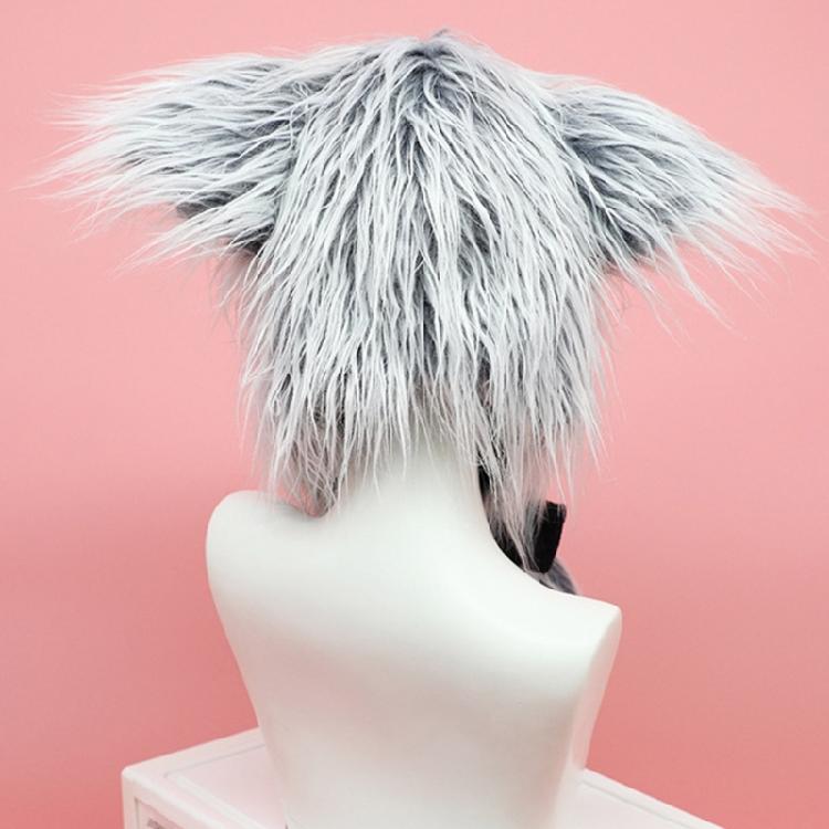 Cosplay Head Wrap Thicken Furry Wolf Hat for Climbing Skiing Sports Headwear