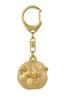 Akita, Akita Inu - Gilded key ring with dog in gift box, handbag decoration, luxury accessory by Art-Dog brand