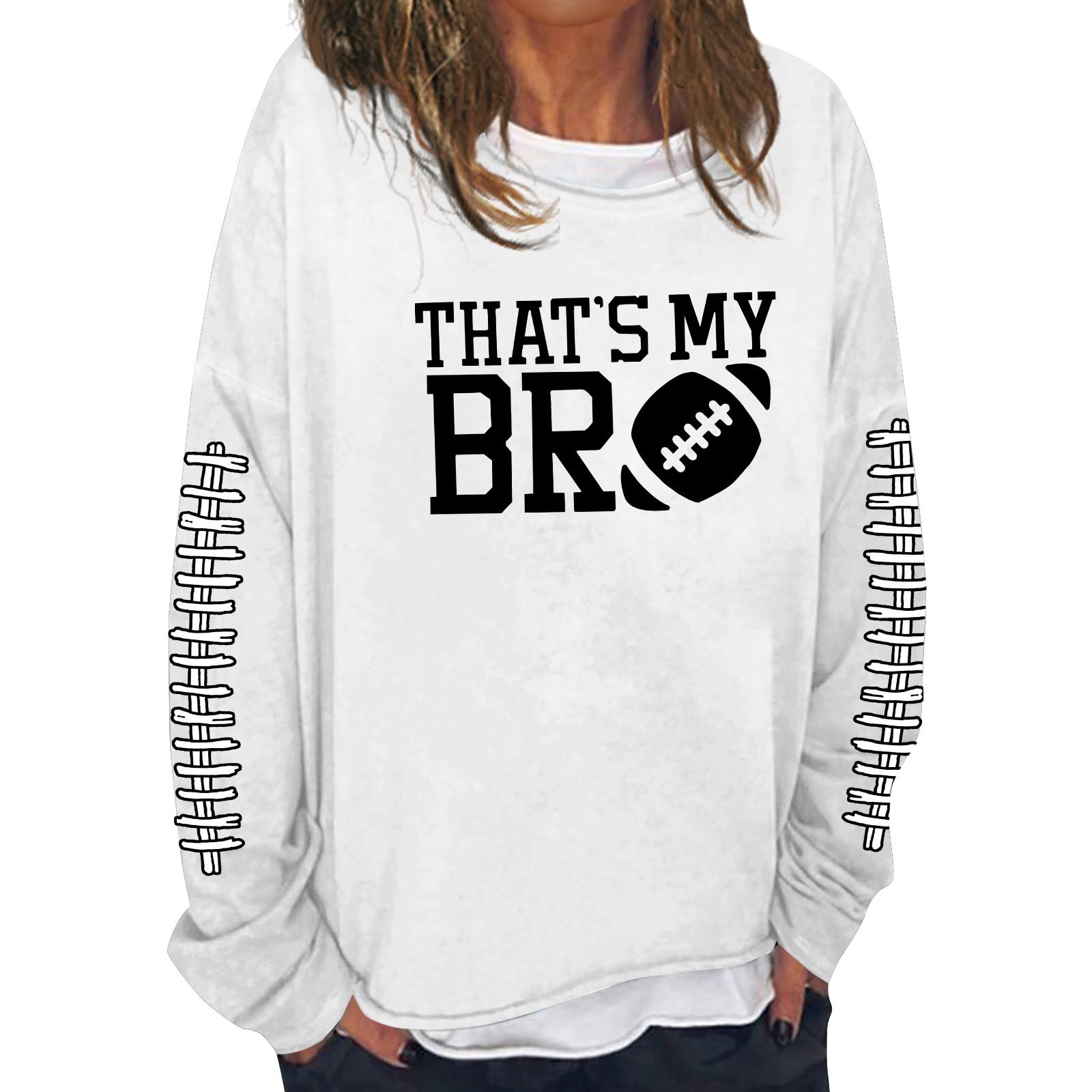 

Women s Fashion Casual Long Sleeve Solid Color Printed Round Neck Top Sweatshirt XL білий