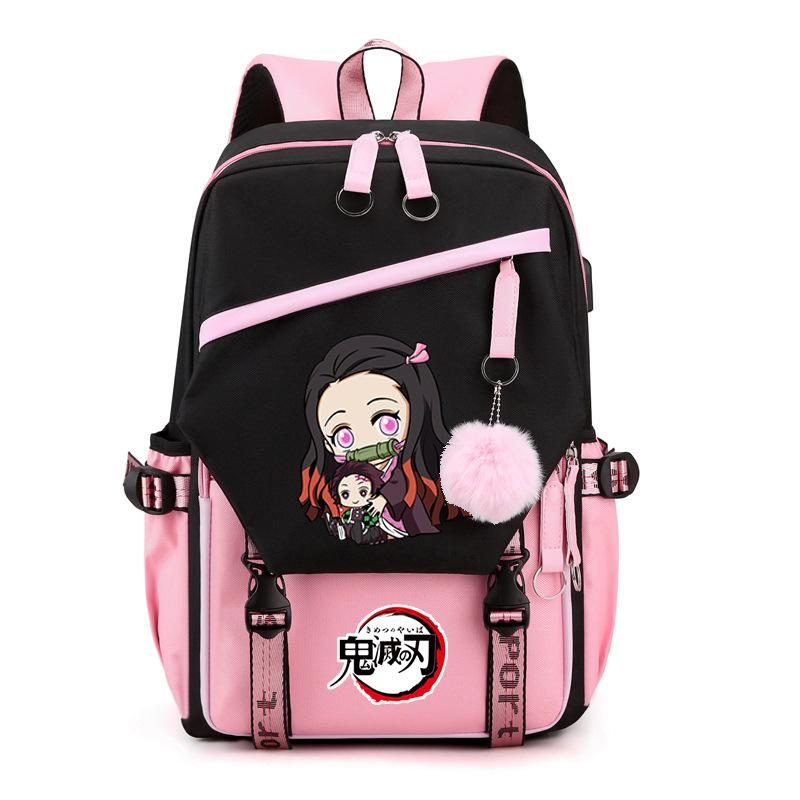 Ghost Annihilation Blade Peripheral Trend Backpack Large Capacity Waterproof Student Versatile School Bag