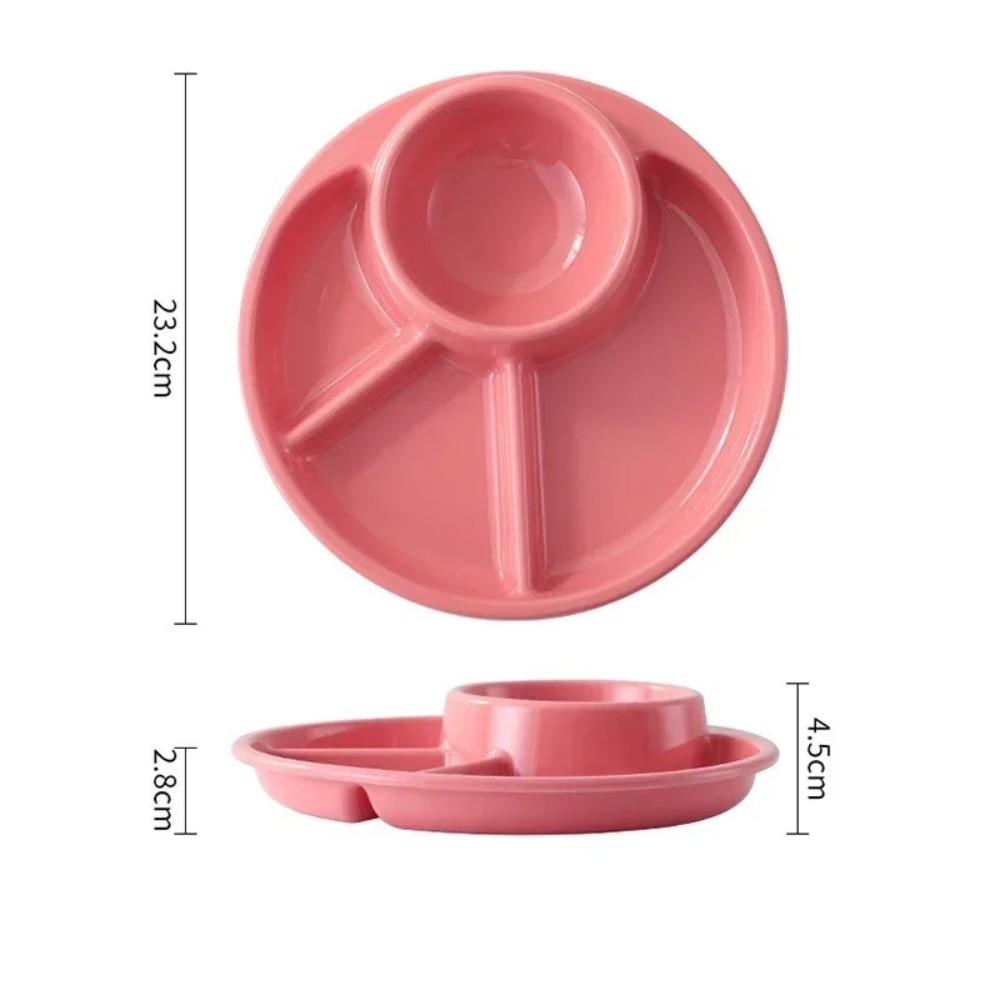 Compartment Design Bariatric Plate Weight Management Durable Portion Plate Nutrition Control Divided Plate Meal Prep