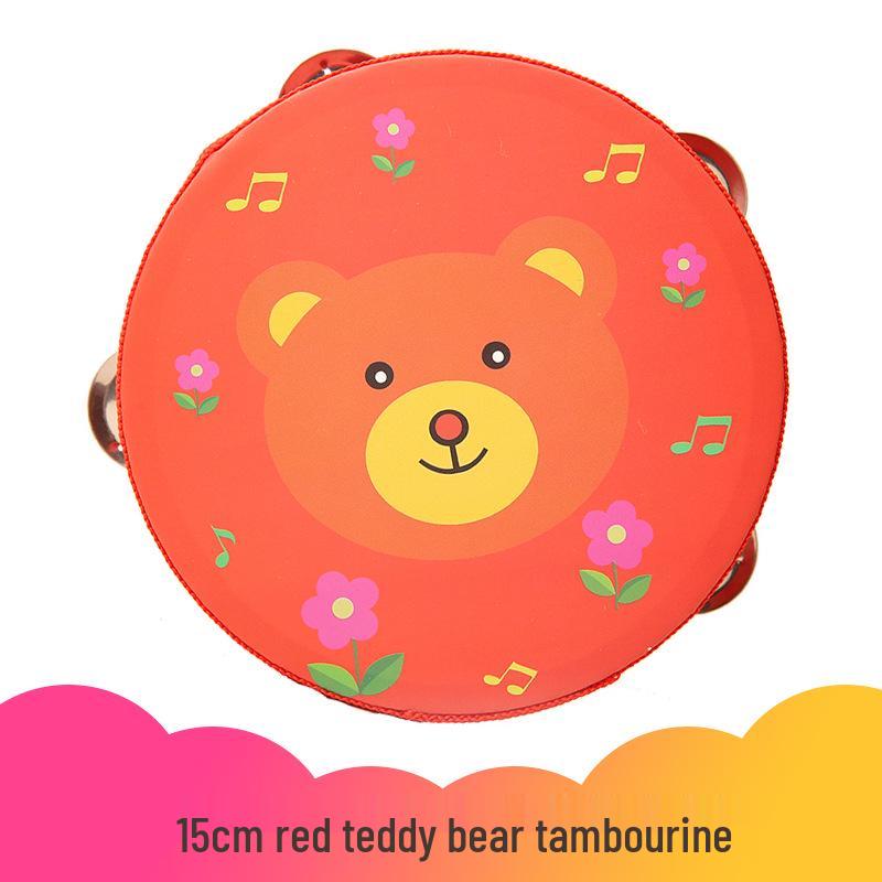 Wooden Tambourine for Early Childhood Music and Dance
