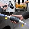 Pompe Manuelle,Pompe Manuelle Siphon Transfert Carburant Voiture portative,Universelle Pump Essence avec Le Tuyau 2M