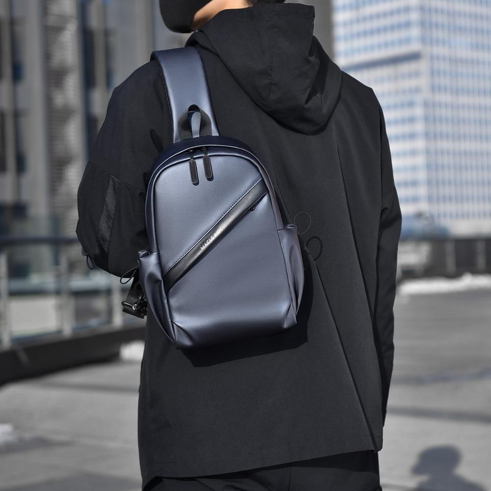 Trendy Men's Chest Sling Bag Stylish Crossbody Backpack for Daily & Outdoor Use