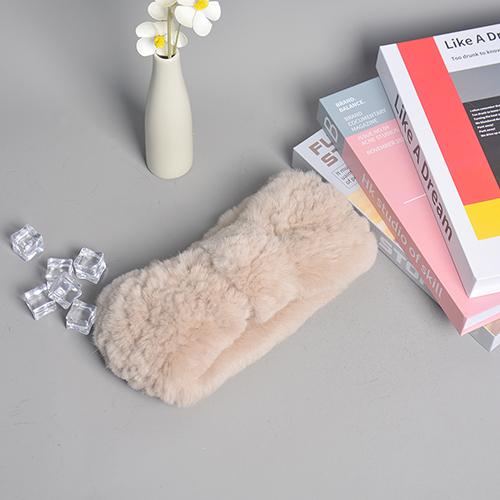 Women's Luxury Winter 100% Rex Rabbit Fur Knitted Elastic Headband High Quality Real Fur Hair Band Fashion Hair Accessories