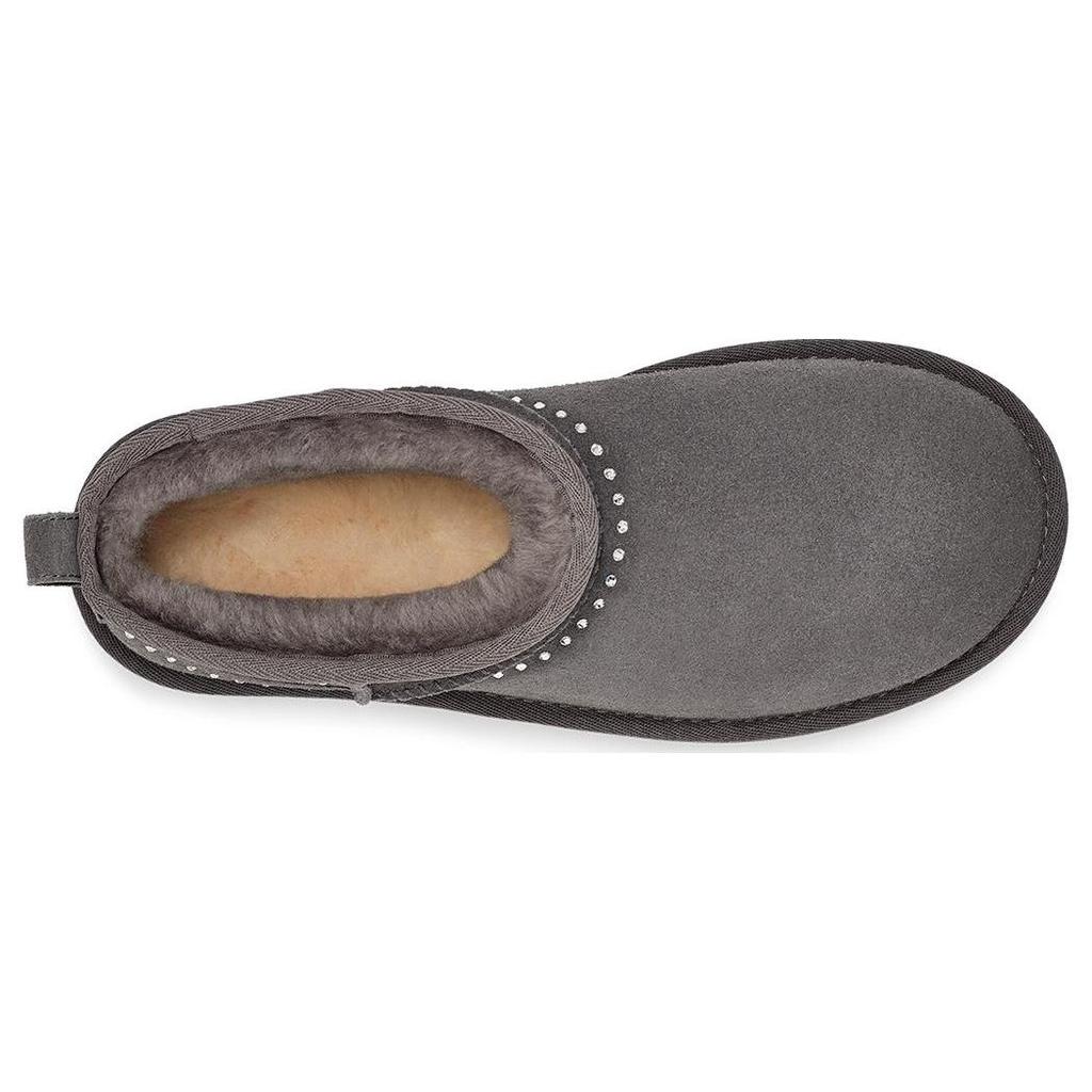 UGG Classic Ultra Mini Bling 'Dark Grey' Women's 1119871-CHRC