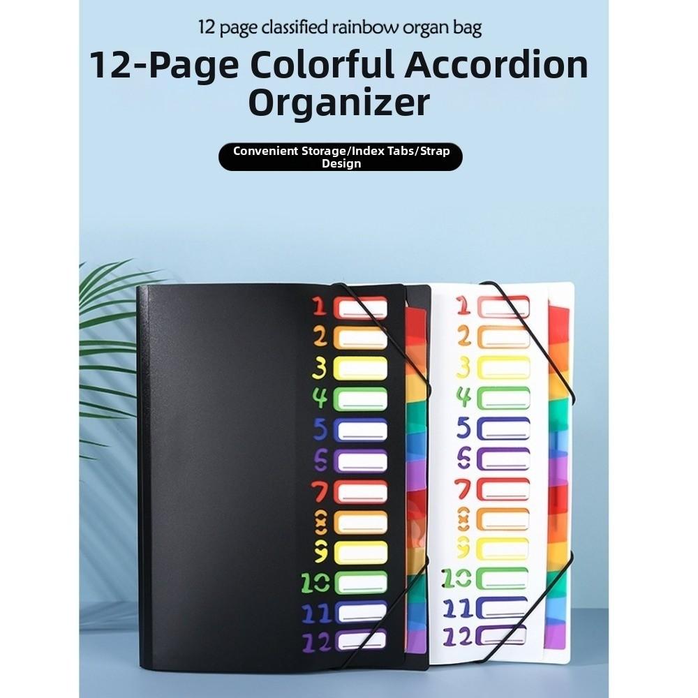 Multi-layer Expansion File Folder Large-capacity Portable Documents Organizer Coupon