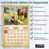 2026 Vintage Old West Wall Calendar 16-Month X-Large Size 14x22, Retro Western Calendar by The KING Company-Monster Calendars