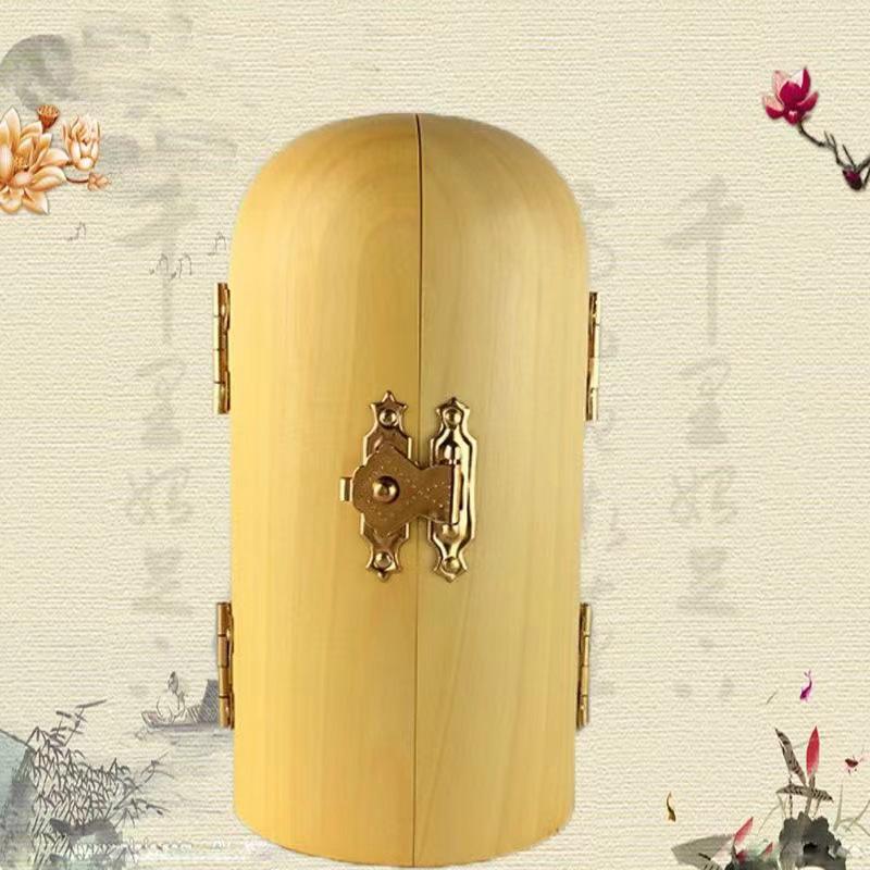 Dřevořezba Bůh bohatství Guanyin sochy a figurka Skládací přenosný Domov Místnost Kancelář Bohatství Štěstí Feng Shui Dekor