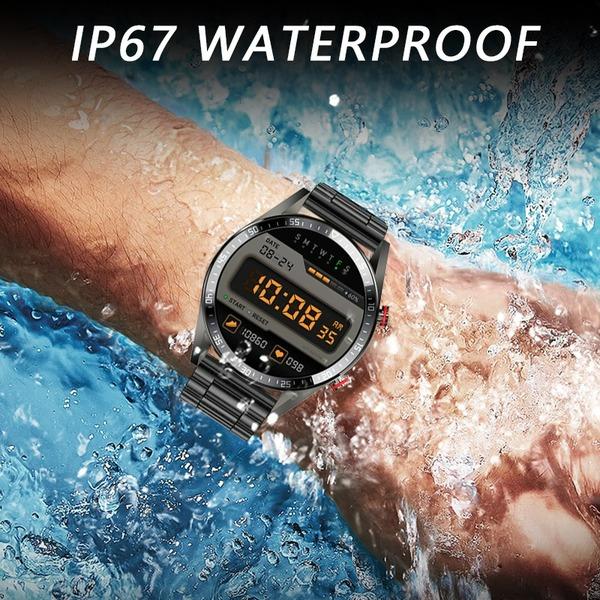 Smart Watch Men Always Display The Time Bluetooth Call Local Music Men Smartwatch For Huawei Xiaomi