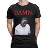 Vīriešu T-krekli Kendrick Lamar DAMN Vintage kokvilnas t-krekls ar īsām piedurknēm T krekls ar izgriezumu Apģērbi Jaunums