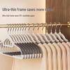 Extra Thick Non-Slip Metal Clothes Hanger for Balcony Storage