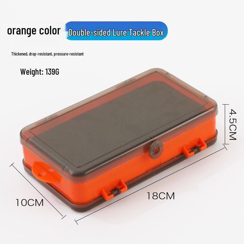 Portable Double-Sided Micro Lure & Fish Hook Storage Box - Large Capacity