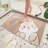 Bathroom Anti Slip Floor Mat Moisture Moisture-wicking Bathroom Foot Rug Cartoon Animal Toilet Anti slip Mat Bathroom Bathroom Carpet