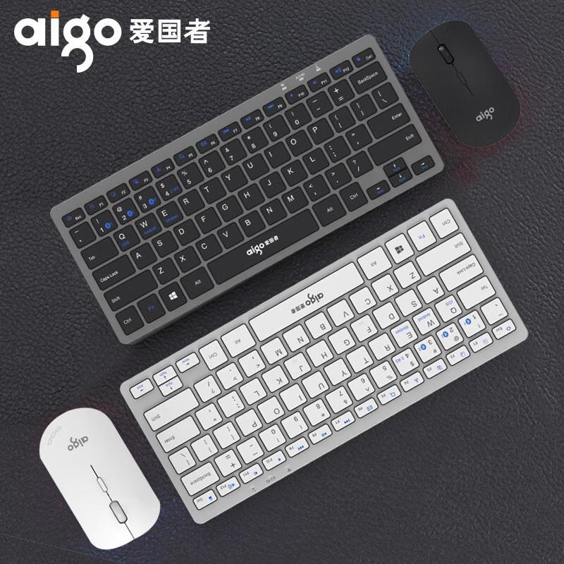 Aigo WQ7635 Bluetooth Kabellose Tastatur-Maus-Kombination