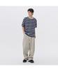 Keoseuuteommellou Navy Striped T-Shirt Cwtam26423Nyd