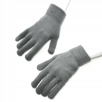 Acrylic Gloves Warm Touch 20Cm Gray R01