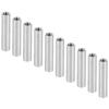 10Pcs Aluminum Alloy Column Round Female Thread Standoff Spacer Support Fasteners M4x0.7mmLong 24mm