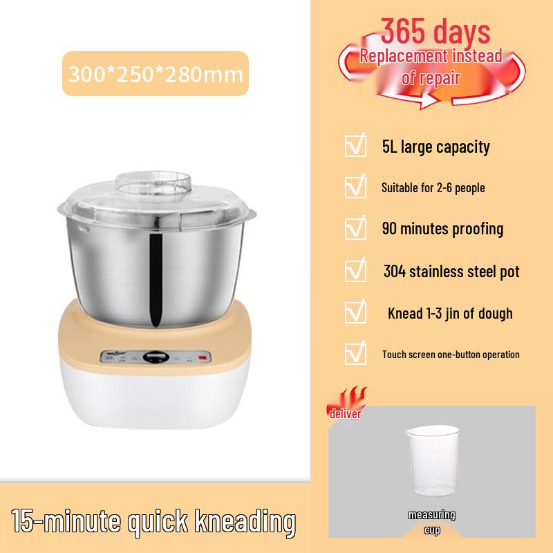 Fully Automatic Bread & Mantou Maker: Dough Mixer, Proofing & Kneading Machine
