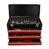 108-Piece 3-Layer Drawer Hardware Tool Box: Household Repair Set with Socket Wrench