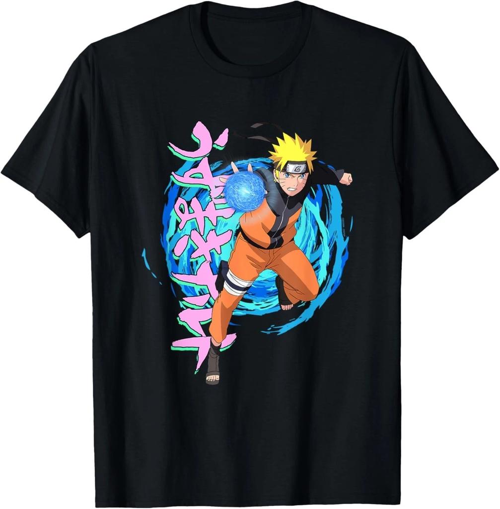 Naruto Shippuden Blue Spirals Rasengan Anime T-Shirt
