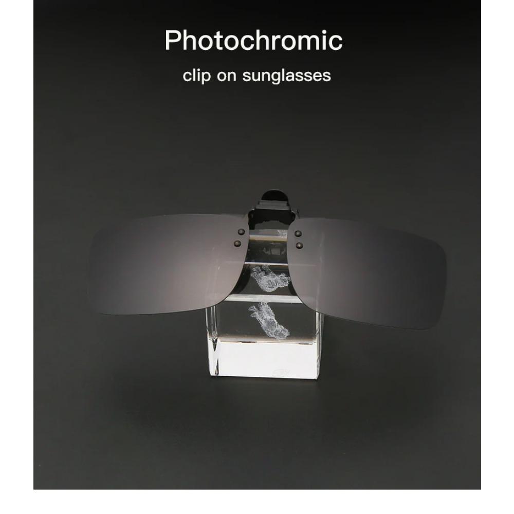 New Polarized Photochromic Lenses Clip on Sunglasses Car Driver Goggles Anti-UV Sun Glasses Driving Eyewear Accessories