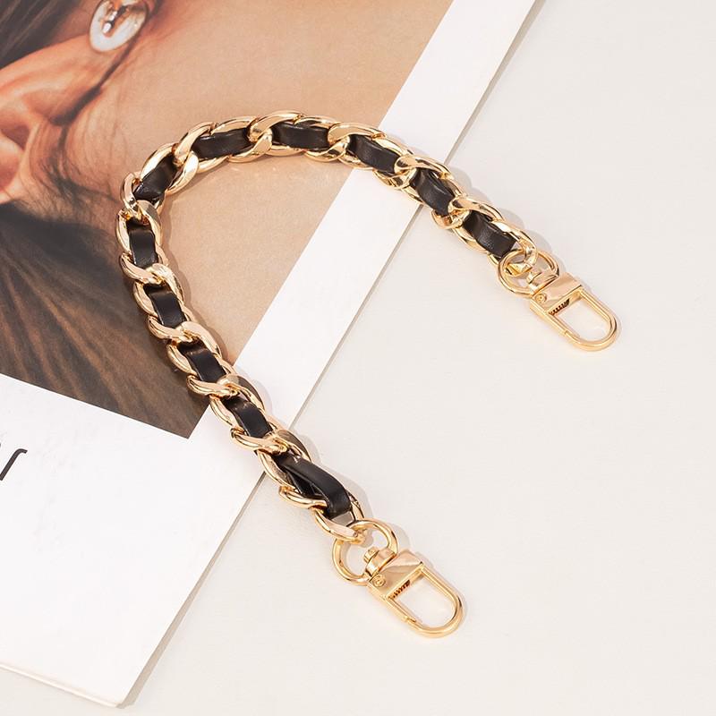 

Luxury Leather Wrist Strap with Pearl Pendant Charm for Mobile Phones Leather Chain