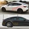 Creative Honeycomb Open Styling Sticker For Tesla Model 3 2016-2024 Highland Model Y X S Car Body Side Sticker Tuning Decoration