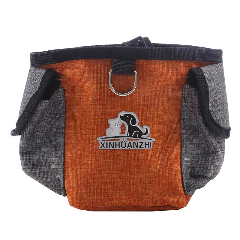 Portable Feeding Outdoor Pet Dog Treat Pouch Portable Dog Training Bags Pet Snack Food Container Puppy Snack Reward Waist Bag