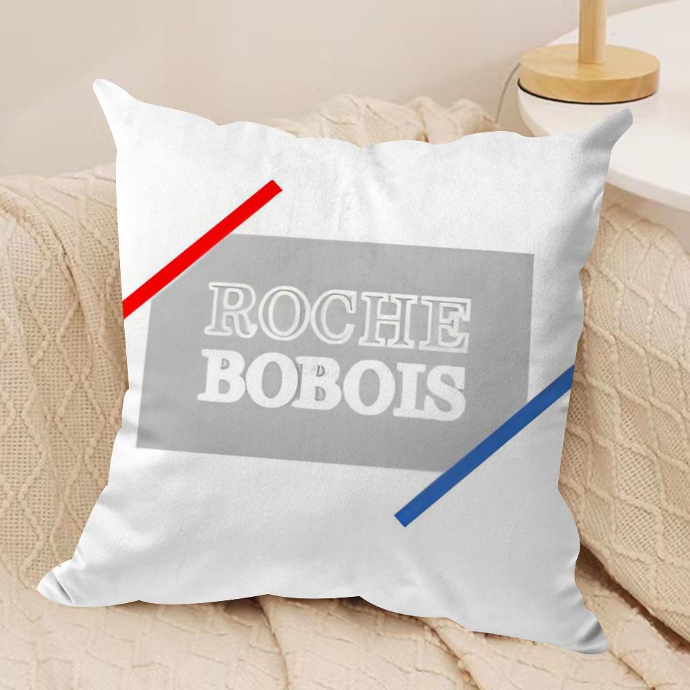 R-Roche Fashion B-Bobois Cushion Cover Soft Plush Double-Sided Printed Sofa Pillow Cushion Cover | All-Season Durable Decor Gift