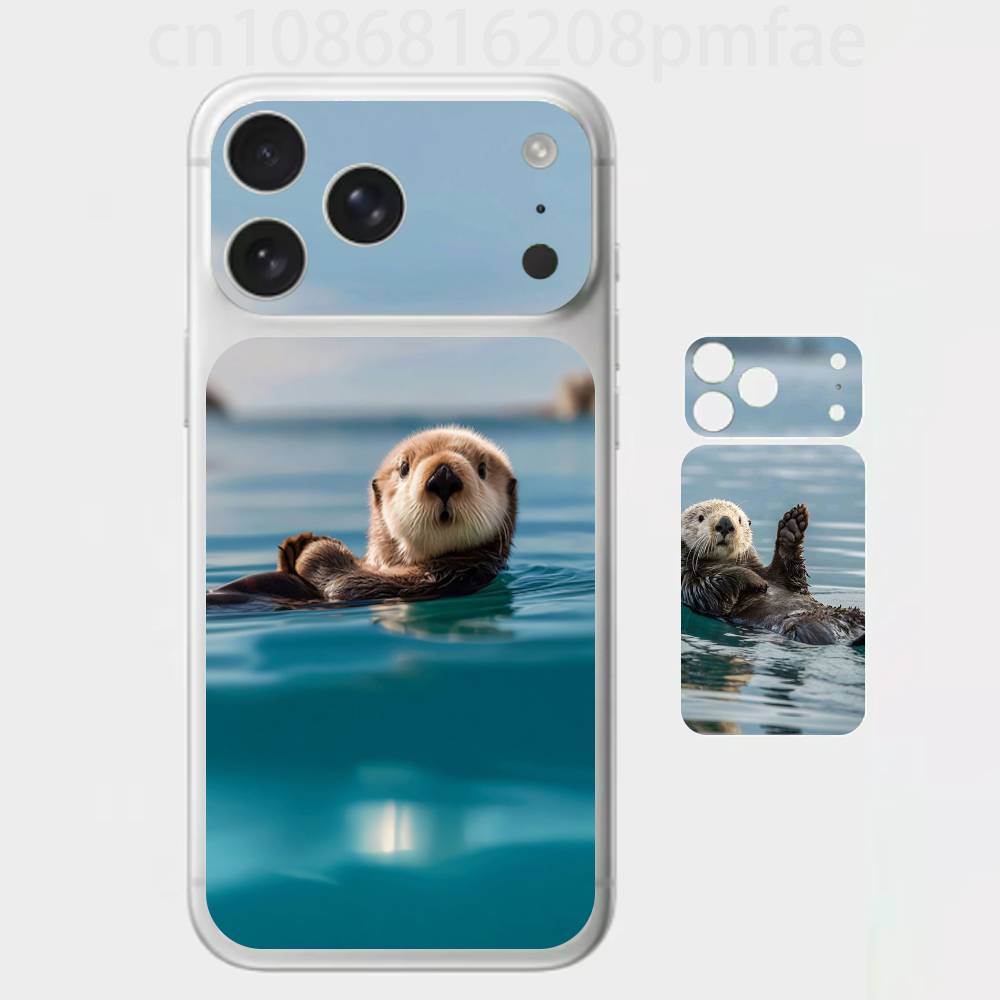 

Beautiful Ocean x Marine Life Premium Skin Wrap for iPhone 17 Pro/Max, Back Frame Camera Protective Decal (Not Case) iPhone17promax