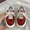Fashion 2024 New Red Women Vulcanize Shoes Casual Platform Sneakers Vintage Sports Female Korean Designer Flats Harajuku School Tennis