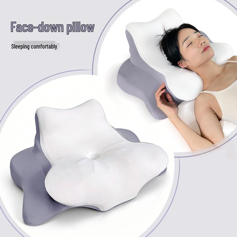 

Memory Foam Face-Down Pillow for Phone Use, Reading, & Sleeping - Versatile Bedside Backrest Pillow