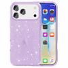 (iPhone 17 Pro, Glitter Purple) AMORUS For iPhone 17 Pro Case Soft TPU Hard PC Back Shockproof Phone Cover