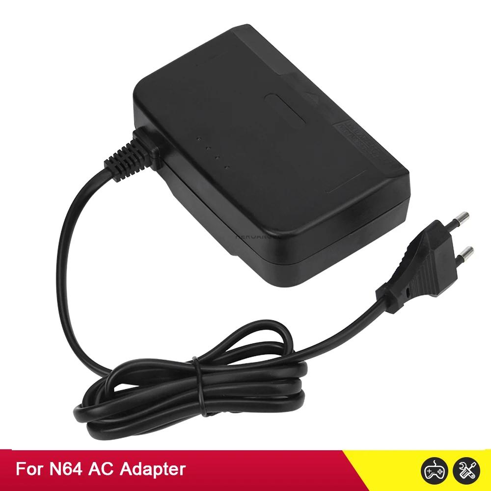 EU US Plug for N64 AC Adapter Charger for N64 Power Adapter Power Supply Cord Charging Charger Power Supply